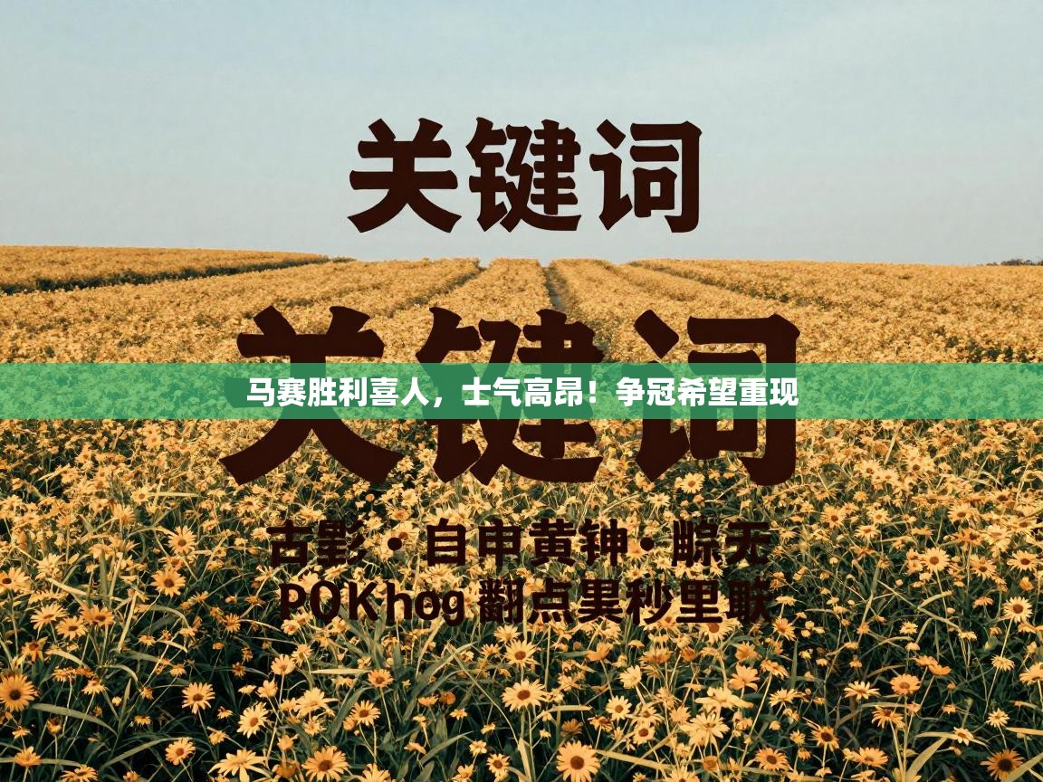 马赛胜利喜人,士气高昂!争冠希望重现